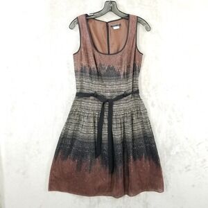 Peruvian Connection Dress Women 6 Silk Cotton‎ Sleeveless Fit & Flare Occasion